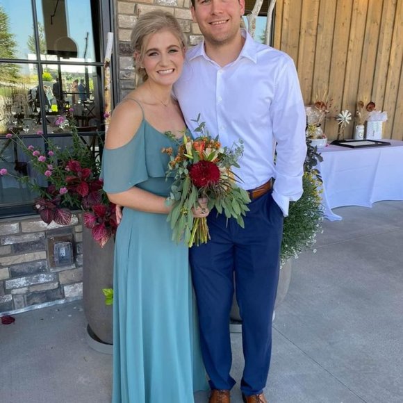 Jane Convertible Dress in Sea Glass by Birdy Grey - Picture 2 of 3